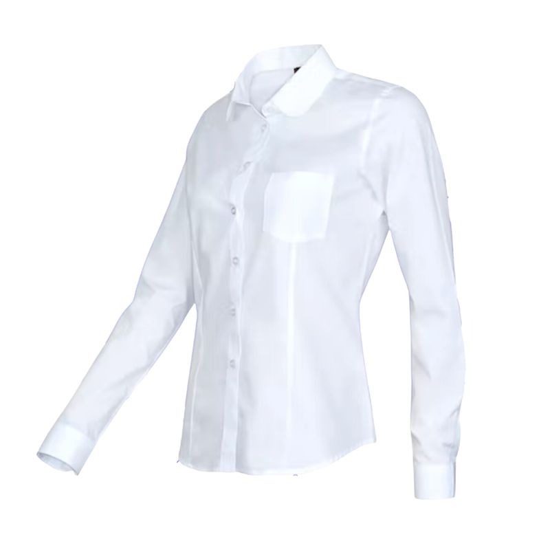 EL TRECE - Blusa Escolar Entallada Blanca - Tallas xs A 2xl