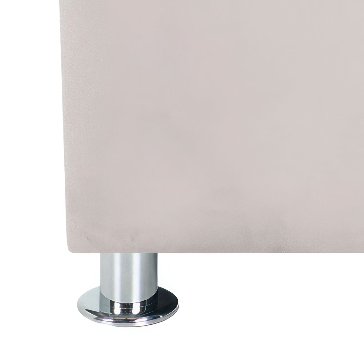 BODEVIR - Pouf Cali 1C Felpa 12 Crudo