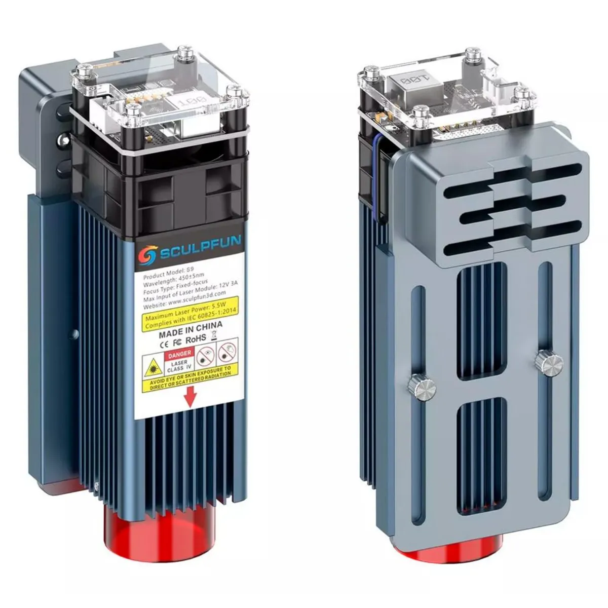 DETODOYMAS - Máquina de grabado Láser Sculpfun S9 Rayo Ultra Delgado