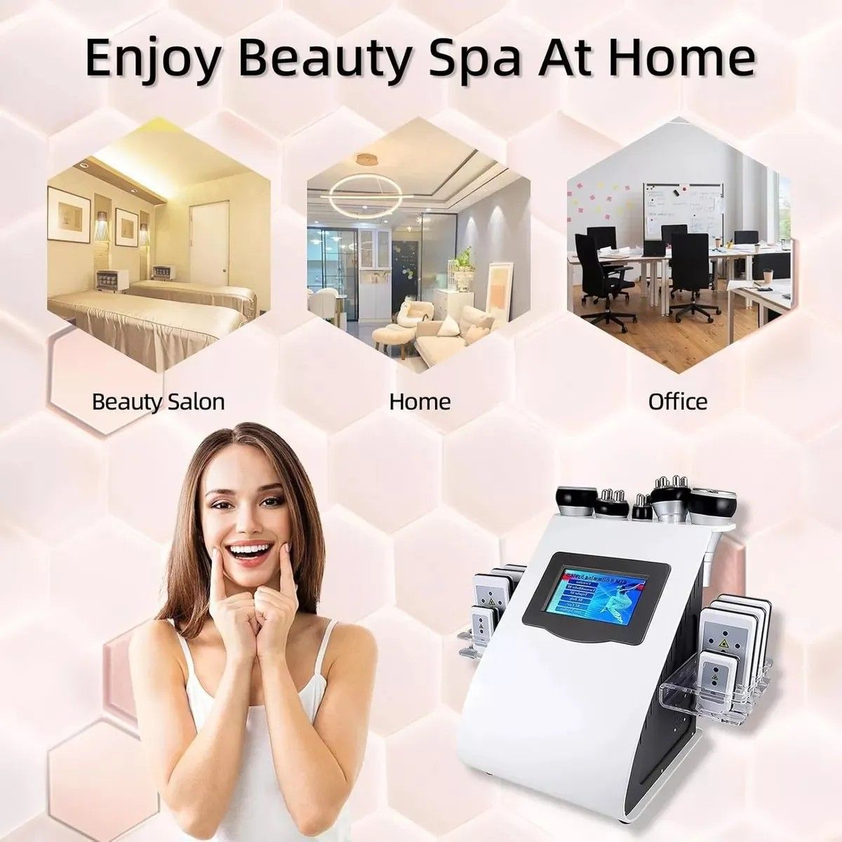 MUNDO MAGIA - Maquina Radiofrecuencia Lipolaser Cavitación Laser 6 En 1