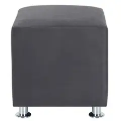 BODEVIR - Pouf Cali 1C Felpa 12 Gris