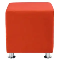 BODEVIR - Pouf Cali 1C Felpa 12 Naranjo
