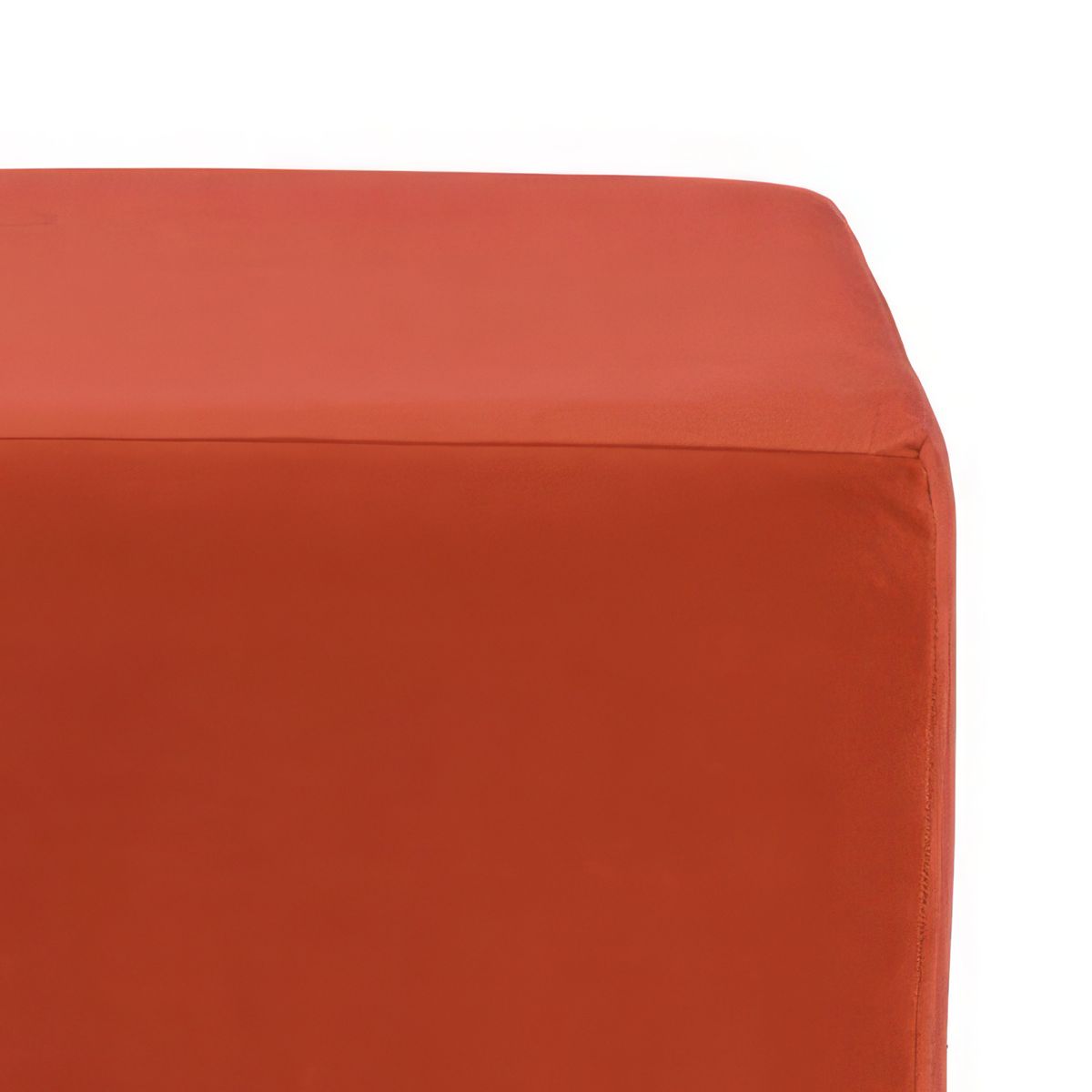 BODEVIR - Pouf Cali 1C Felpa 12 Naranjo