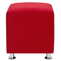 BODEVIR - Pouf Cali 1C Felpa 12 Rojo