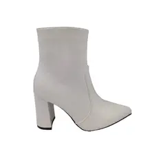 HERIEL - Botín Blanco Taco Mujer.