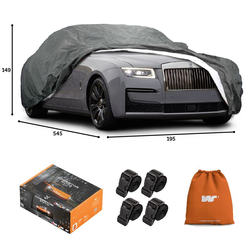 CWAGEN - Funda para auto Gris Sedan XL - Wagen Covers Deluxe