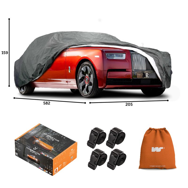 CWAGEN - Funda para auto Gris Sedan XXL - Wagen Covers Deluxe