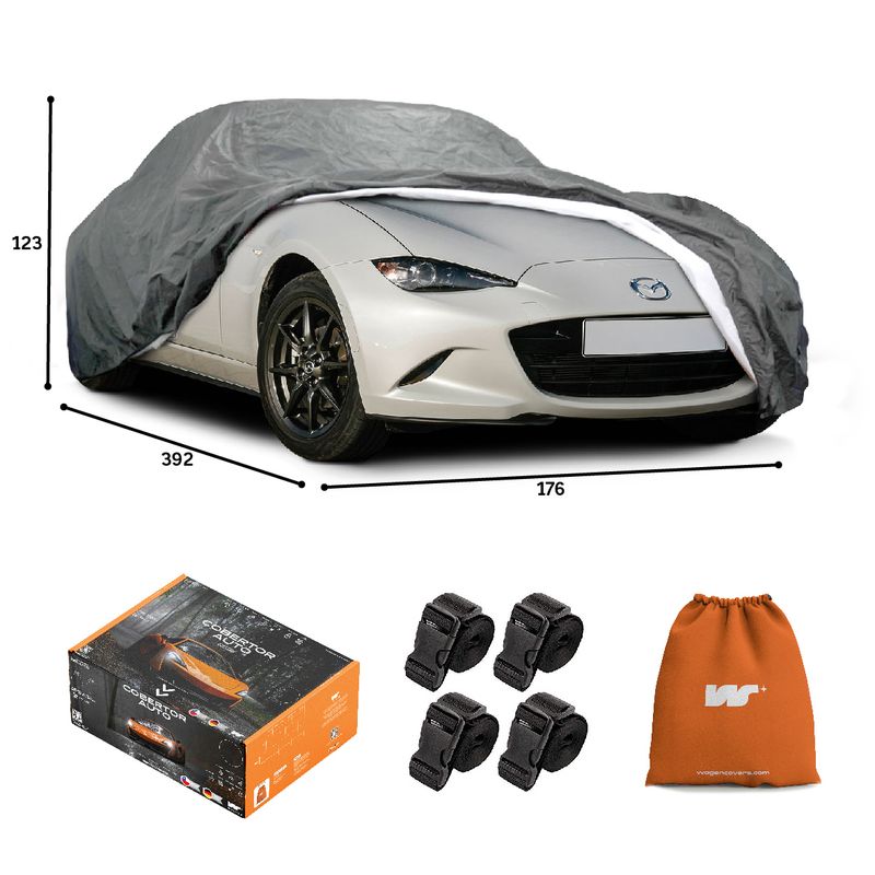 CWAGEN - Funda para auto Gris Deportivo S-Wagen Covers Deluxe