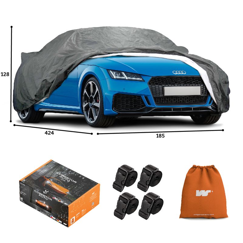 CWAGEN - Funda para auto Gris Deportivo M - Wagen Covers Deluxe