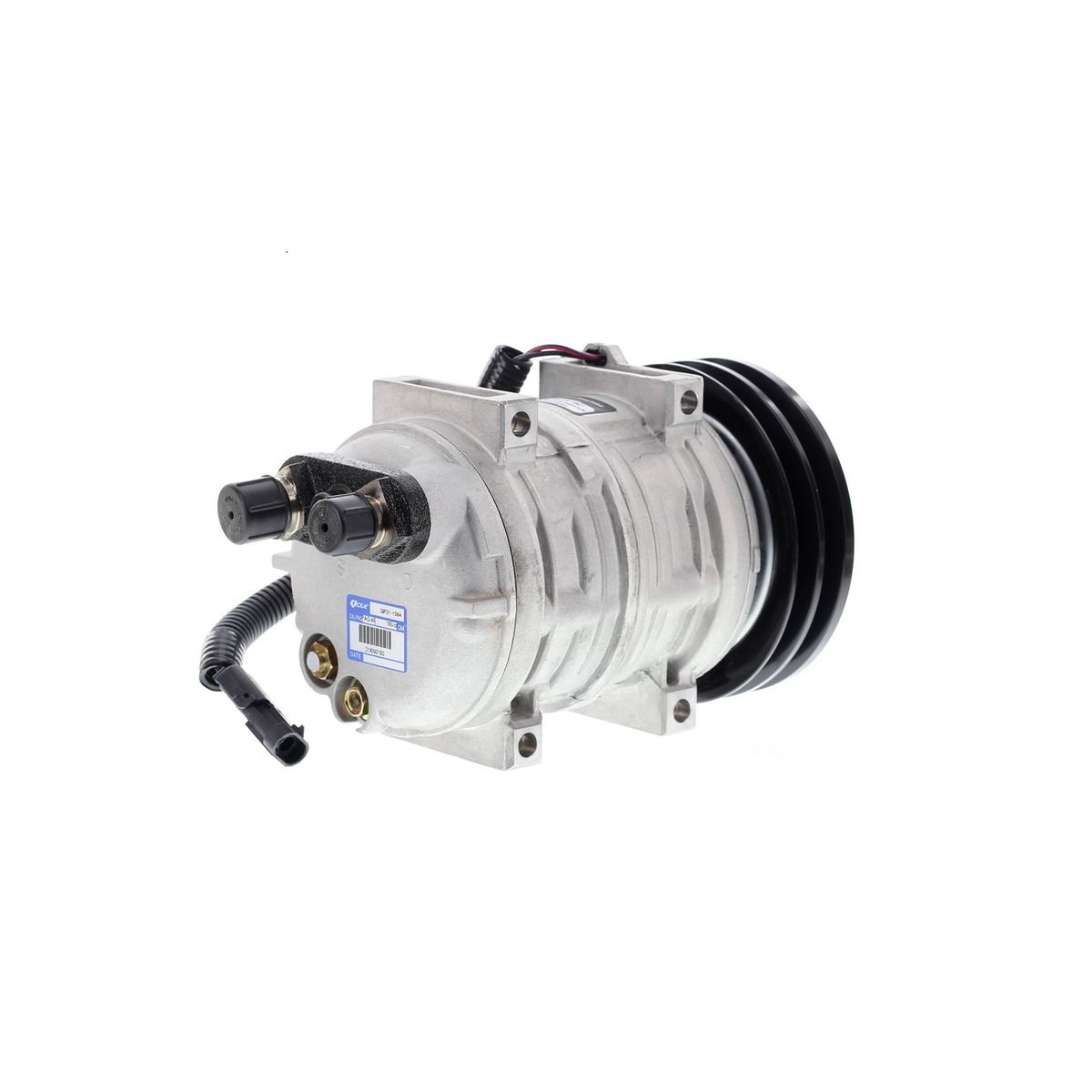 AMERICAN AIR - Compresor de AC TM21 2A 12V 145MM Salida Horizontal QUE.