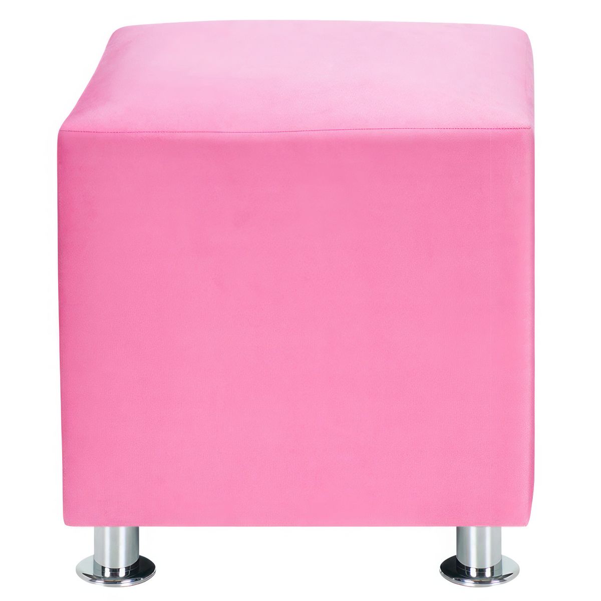 BODEVIR - Pouf Cali 1C Felpa 12 Rosado