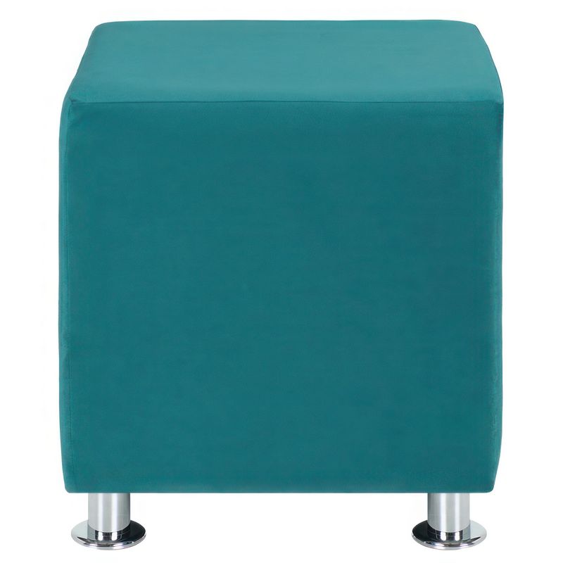 BODEVIR - Pouf Cali 1C Felpa 12 Turquesa