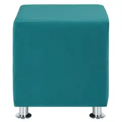 BODEVIR - Pouf Cali 1C Felpa 12 Turquesa