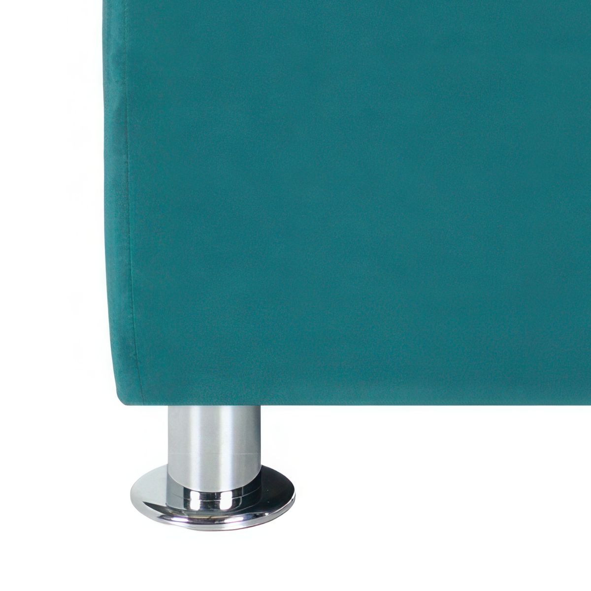 BODEVIR - Pouf Cali 1C Felpa 12 Turquesa