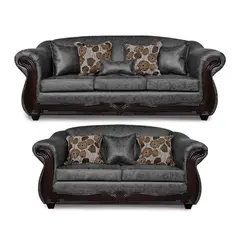 ADONIS LEUDH - Living 3+2 Estambul Envejecido Extra Grande Gris