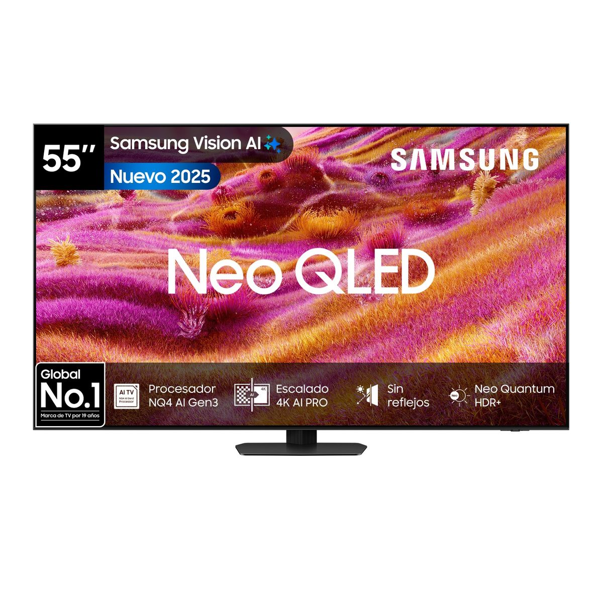 SAMSUNG - 55 Neo QLED 4K QN90F Vision AI Smart TV 2025