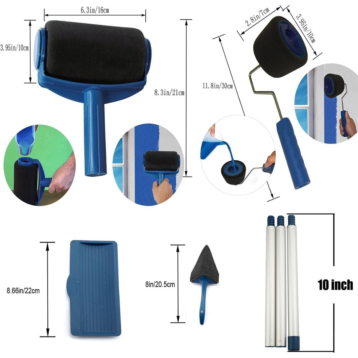 MOVI - RODILLO ANTIDERRAPANTE DE PINTURA RECARGABLE