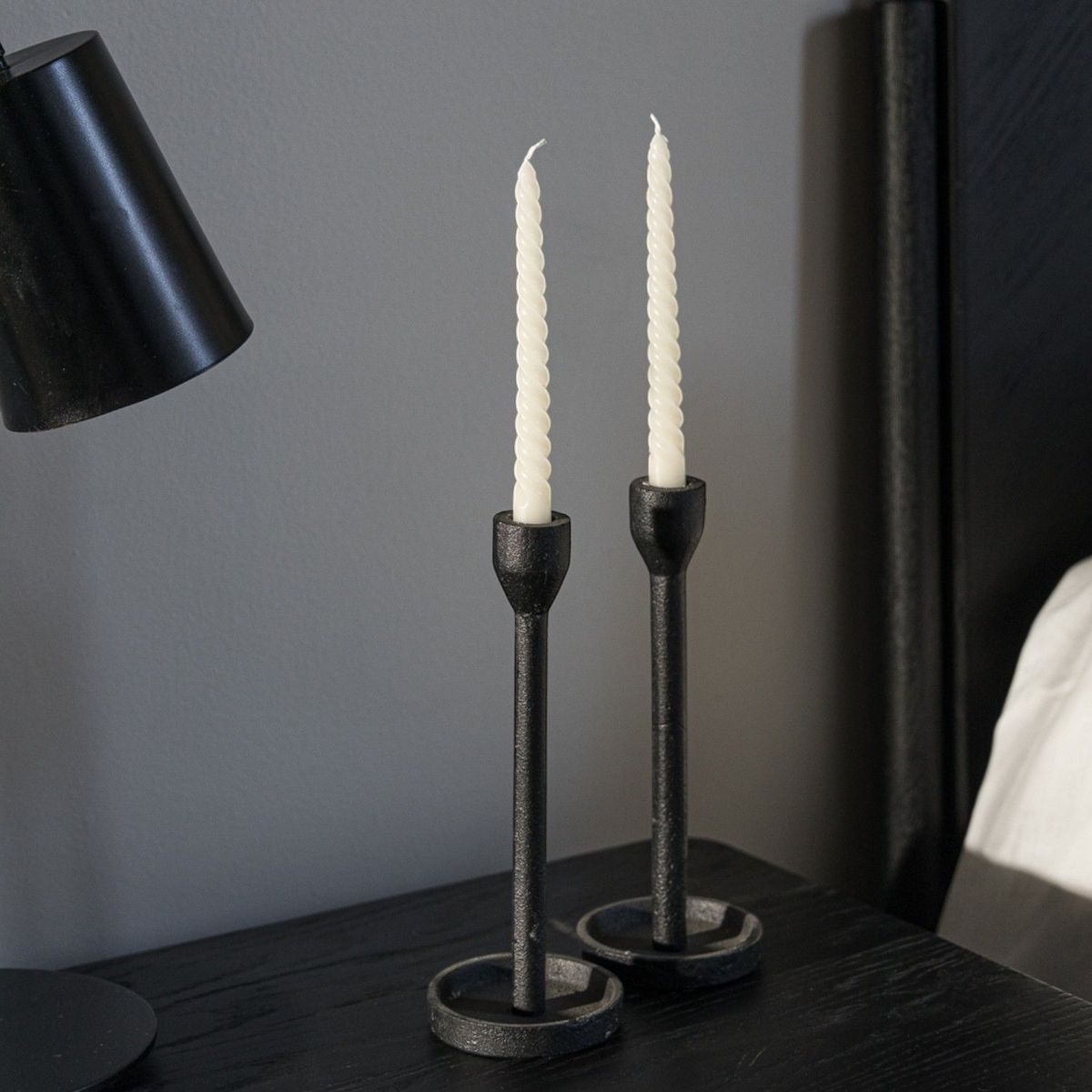 FORASTERO - Set 2 Velas Twist Blancas S Forastero