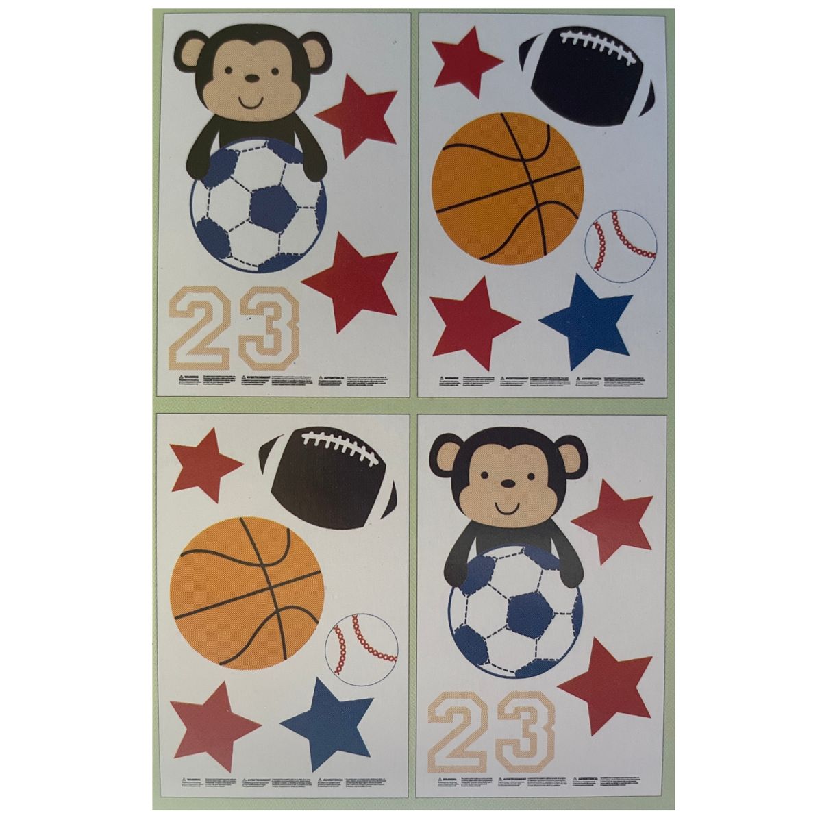 NOJO - Autoadhesivos Decoración de muros Playtime