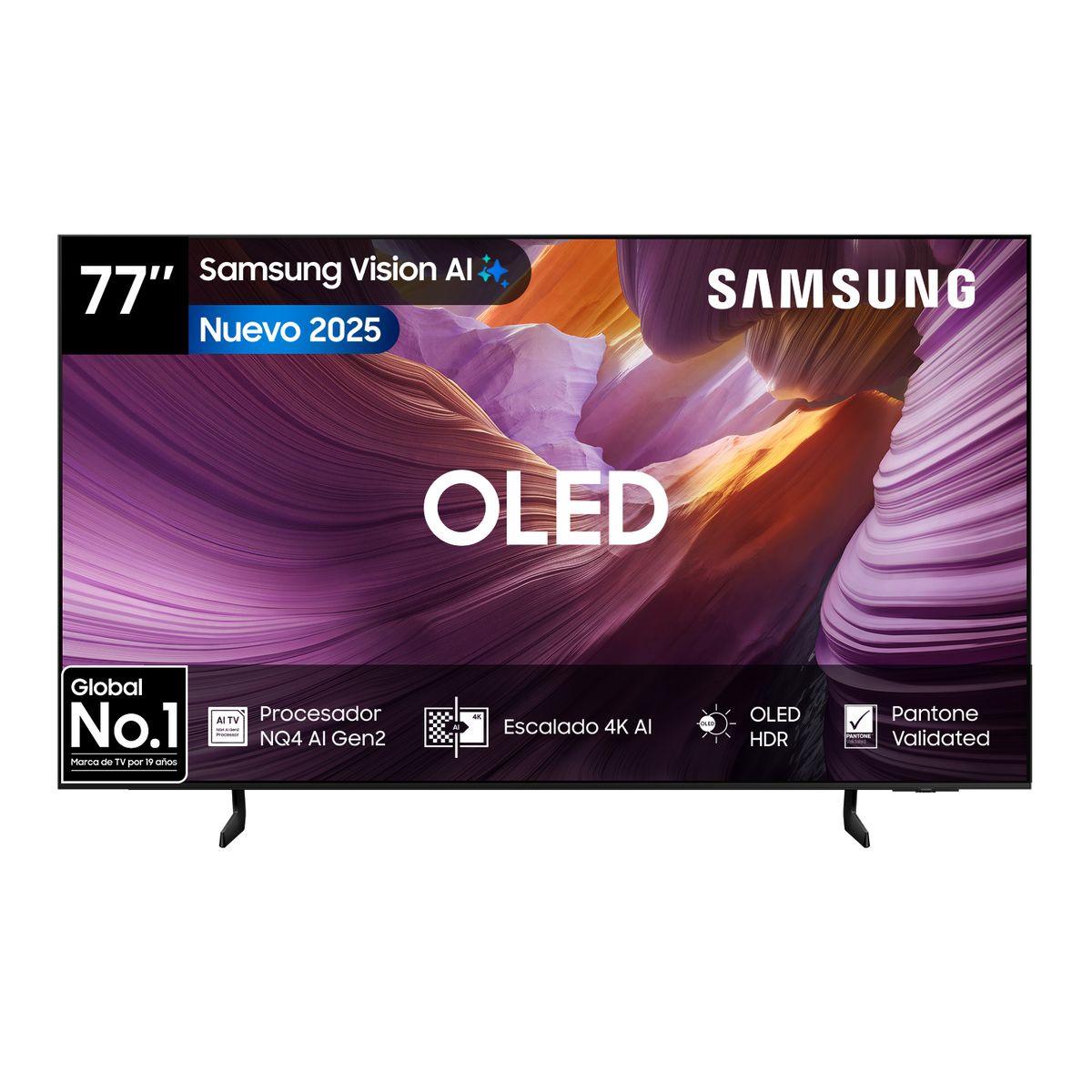 SAMSUNG - 77 OLED S85F 4K Vision AI Smart TV 2025