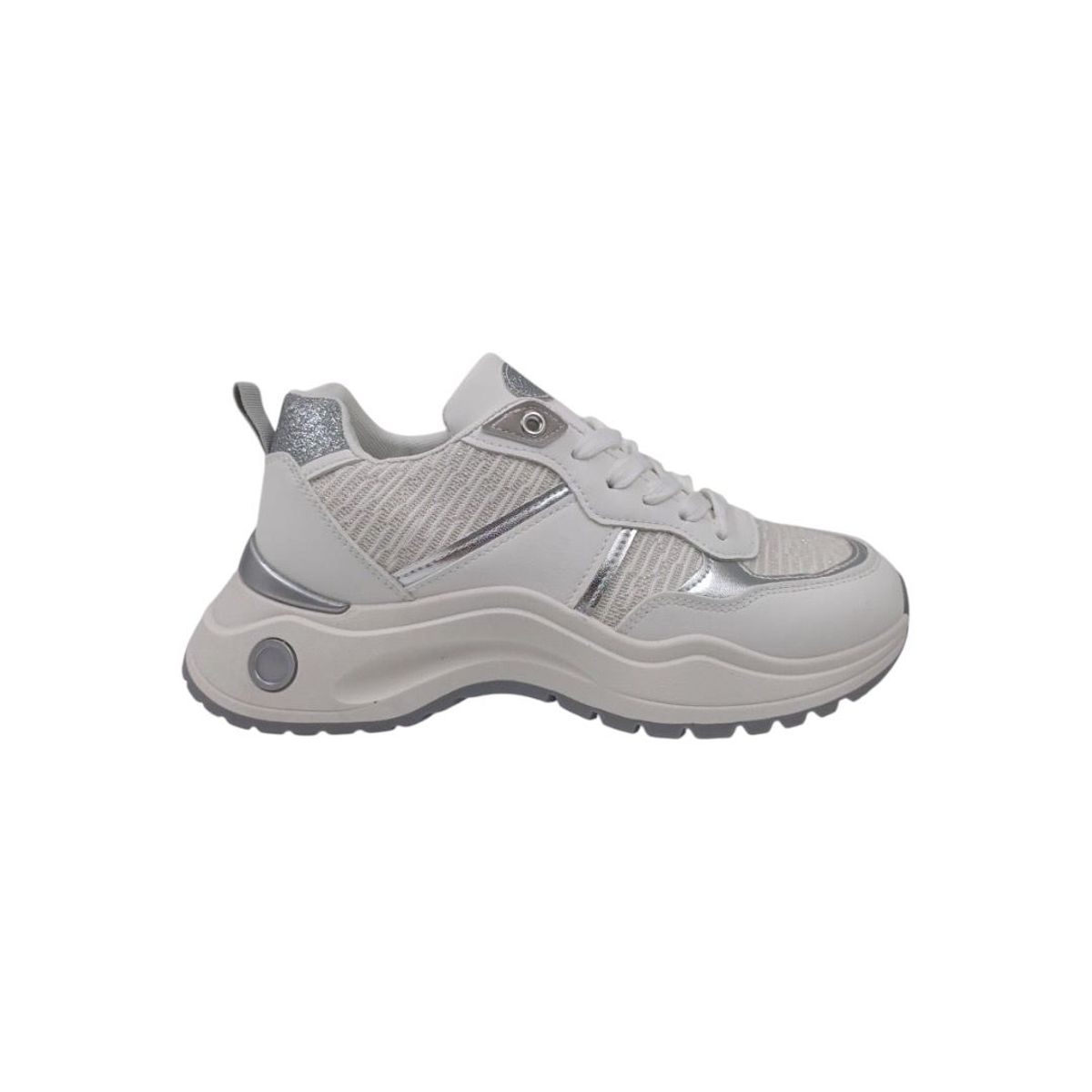 HERIEL - Zapatilla Blanca Plataforma Mujer