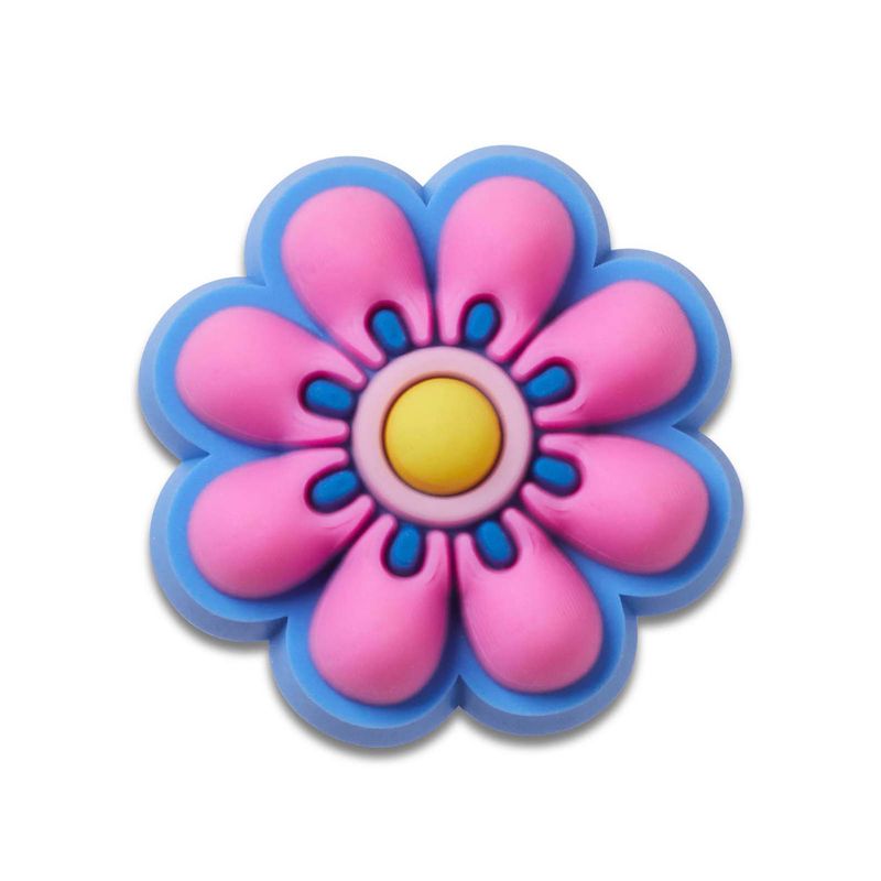 CROCS - Jibbitz Flor Rosa Y Amarillo Rosa CROCS