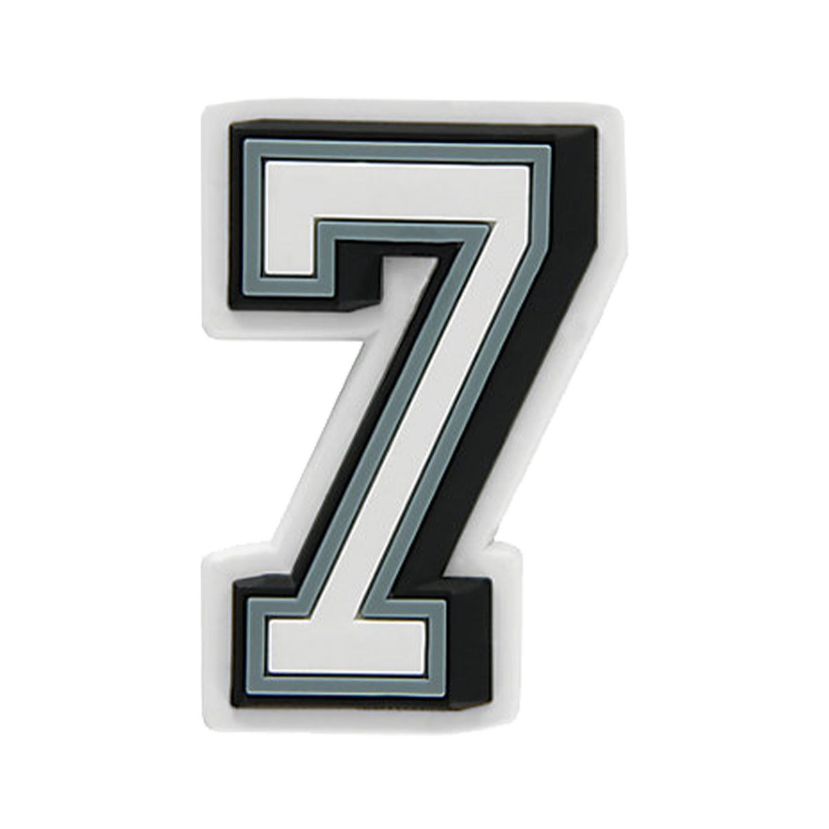 CROCS - Jibbitz Número 7 Blanco CROCS