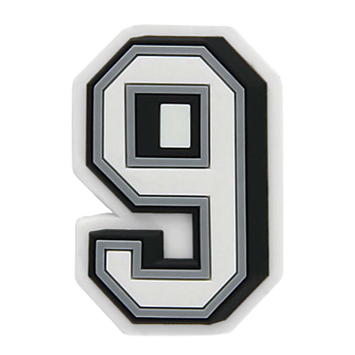 CROCS - Jibbitz B&n Número 9 Blanco CROCS