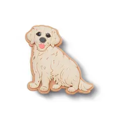 CROCS - Jibbitz Perro Golden Retriever Café