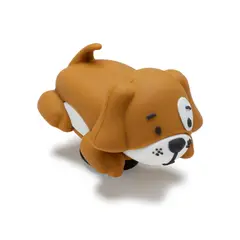 CROCS - Jibbitz Perro 3D Con Patas Café Claro