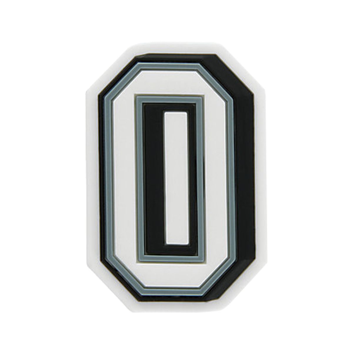 CROCS - Jibbitz Número 0 Blanco CROCS