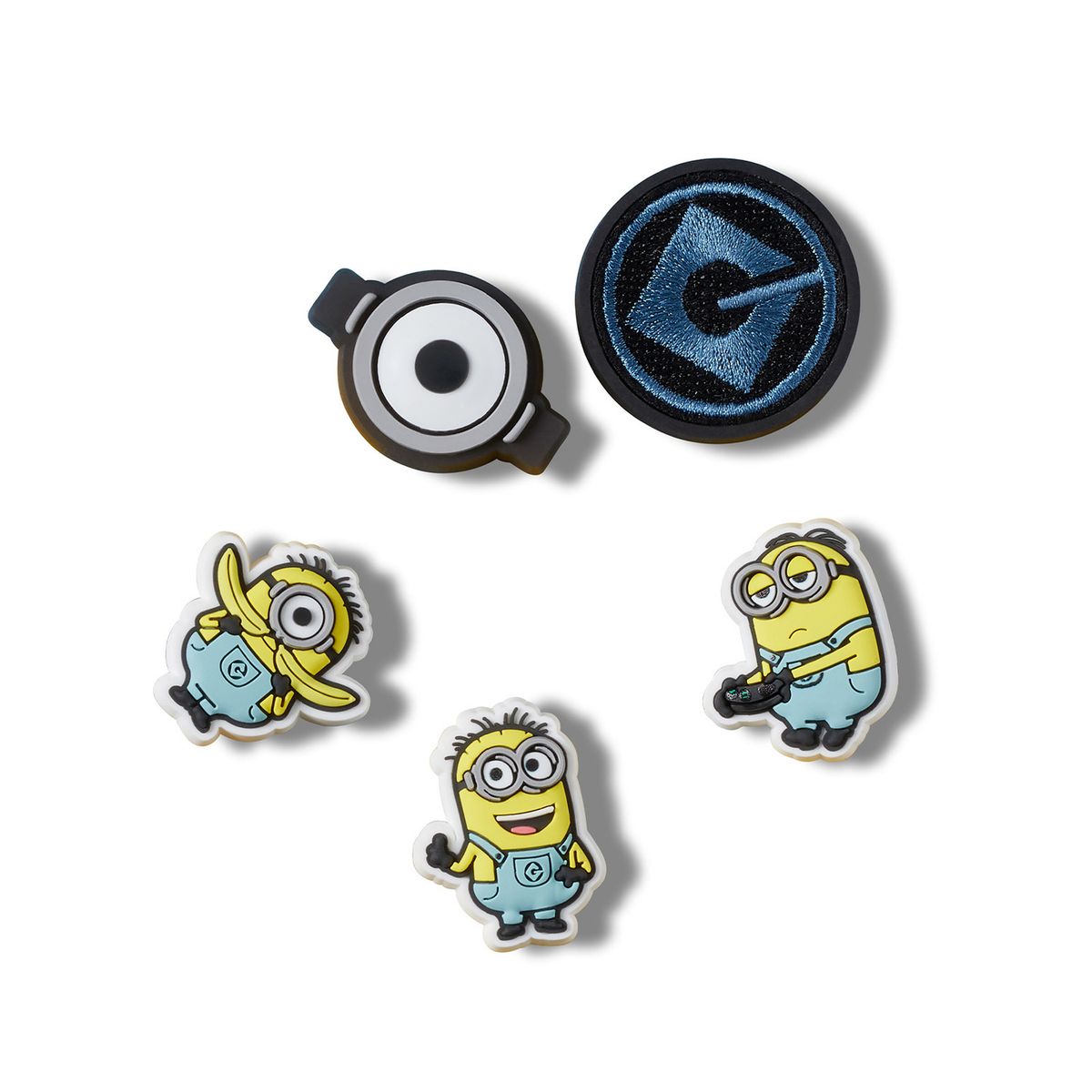 CROCS - Jibbitz Minions Pack de 5 Amarillo CROCS