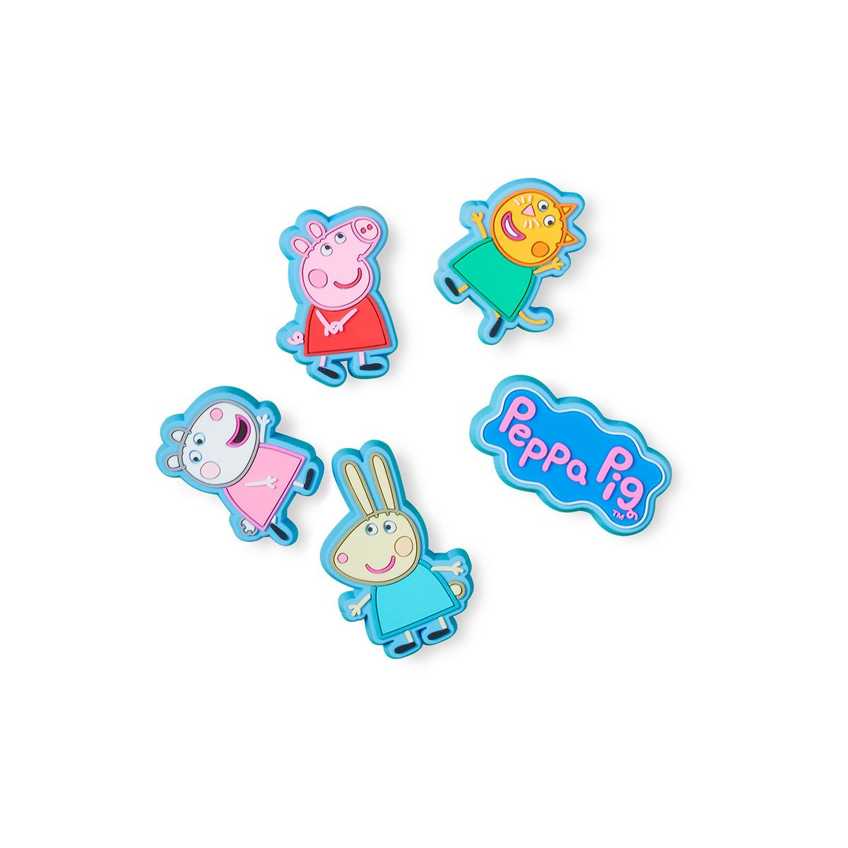 CROCS - Jibbitz Peppa Pig Pack De 5 Blanco CROCS