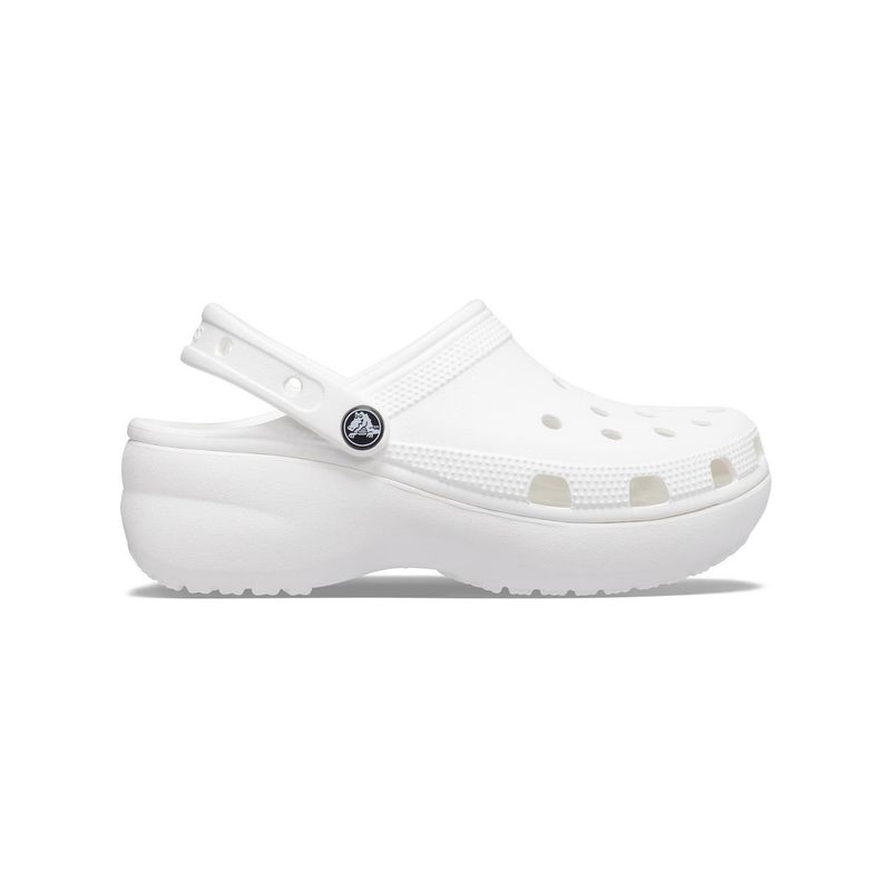 CROCS - Zueco con plataforma Mujer Classic Clog Blanco CROCS