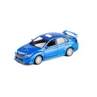 Auto de colección Subaru Impreza escala 136 azul