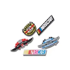 CROCS - Jibbitz Pack de 5 Nascar Multicolor