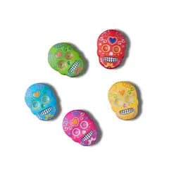 CROCS - Jibbitz Calaveras Con Diseño Multicolor CROCS.