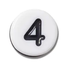 CROCS - Jibbitz Número cuatro: pequeña amistad Blanco