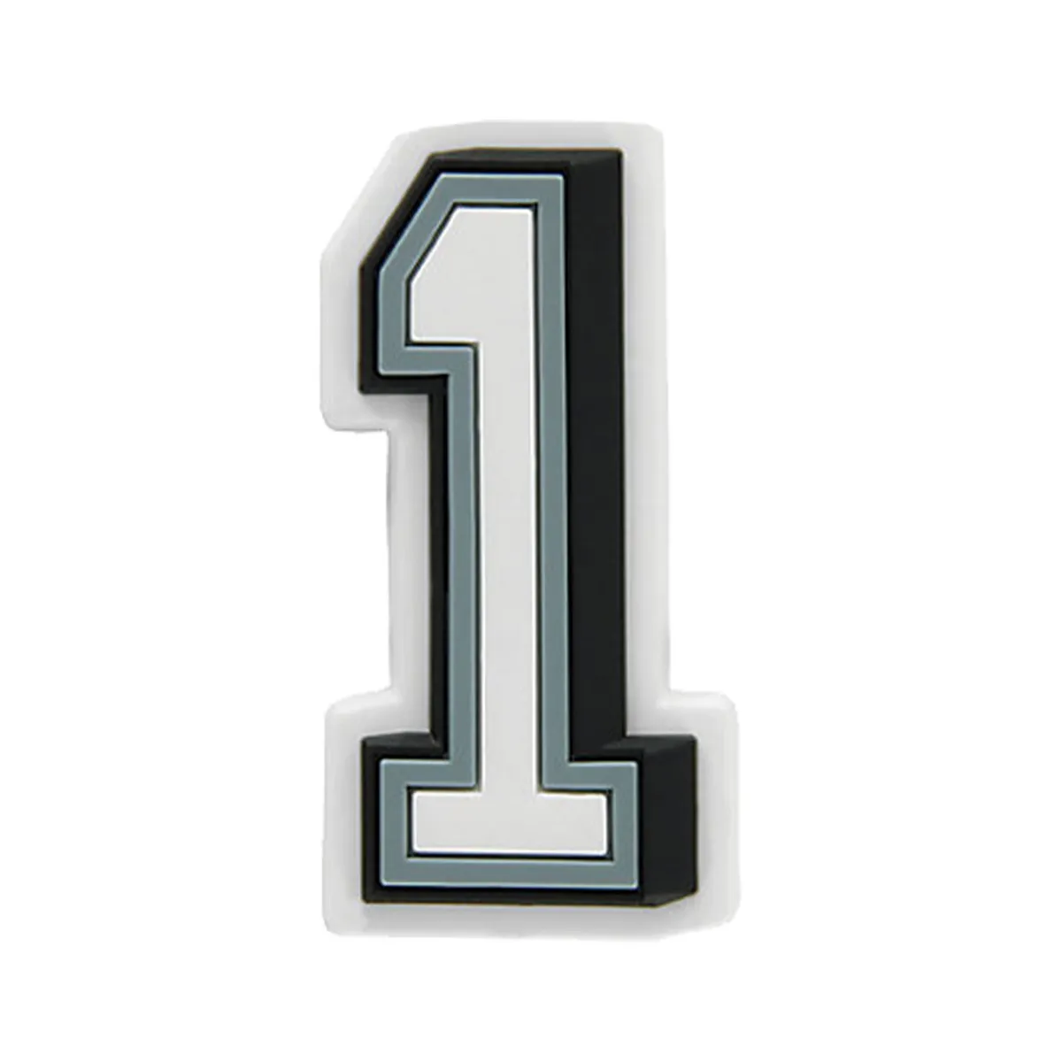 CROCS - Jibbitz Número 1 Blanco CROCS