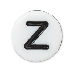 CROCS - Jibbitz Z Pequeña Carta de Amistad Blanco CROCS.