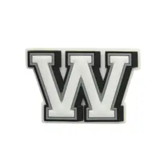 CROCS - Jibbitz Letra W Blanco