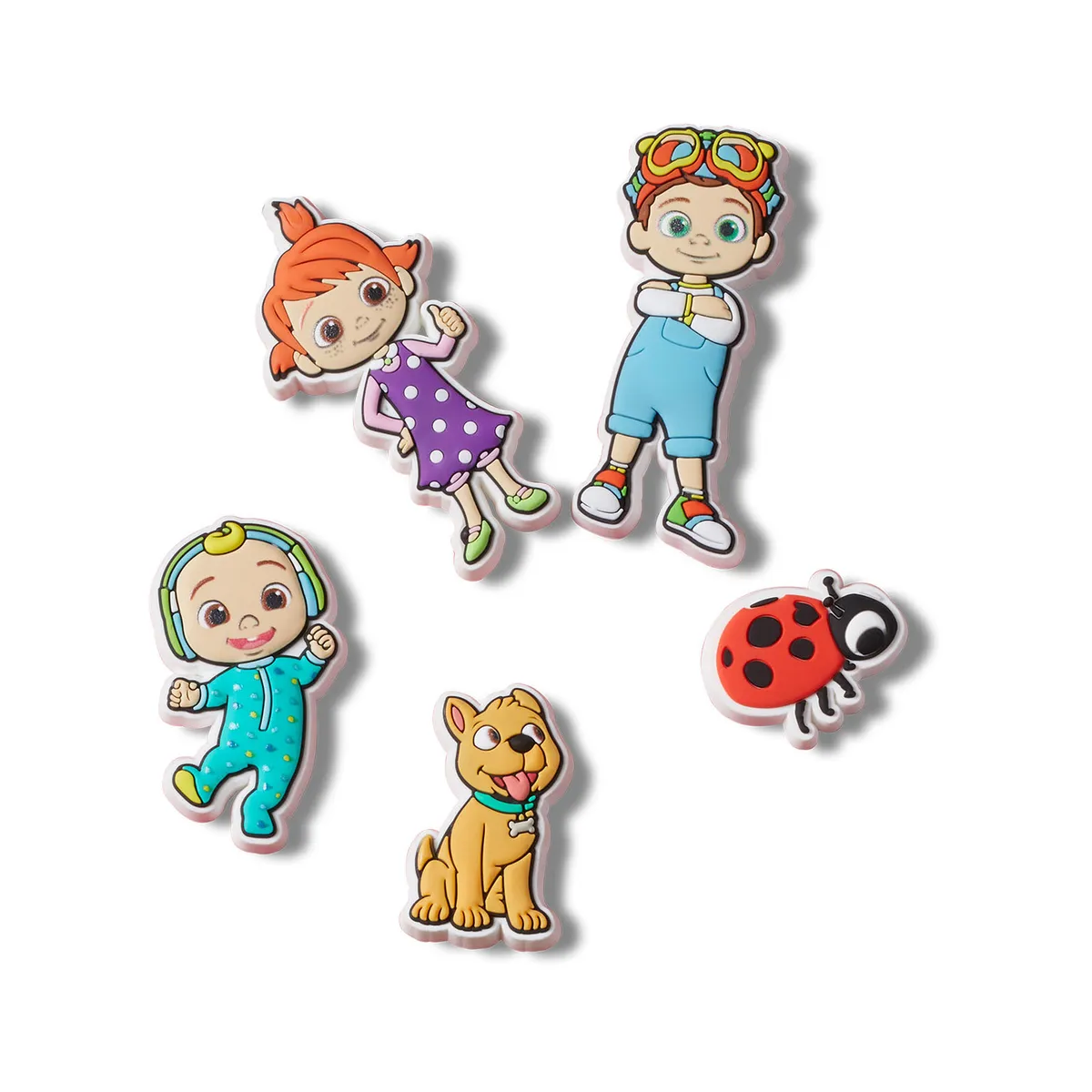 CROCS - Jibbitz Cocomelon Pack de 5 Blanco CROCS