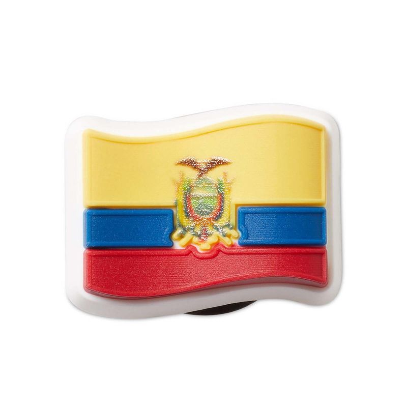 CROCS - Jibbitz Bandera Del Ecuador Blanco CROCS