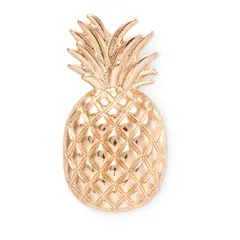 CROCS - Jibbitz Piña Dorada Metalizado