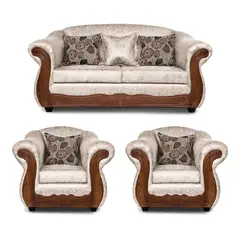 ADONIS LEUDH - Living 2+1+1 Estambul Envejecido Extra Grande Blanco X