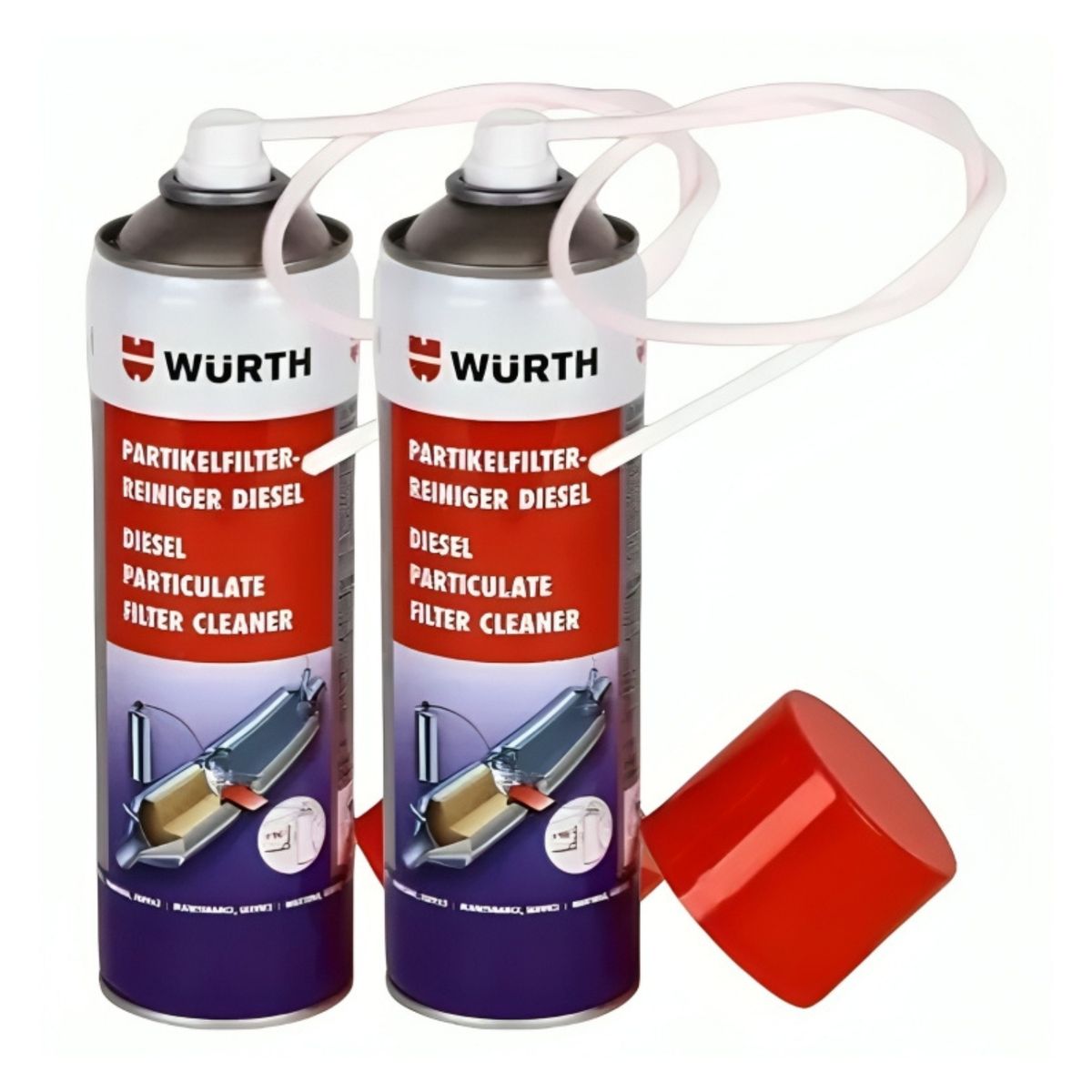 WURTH - Limpiador Filtro Partículas Diesel Dpf Wurth / 400 Ml. X2