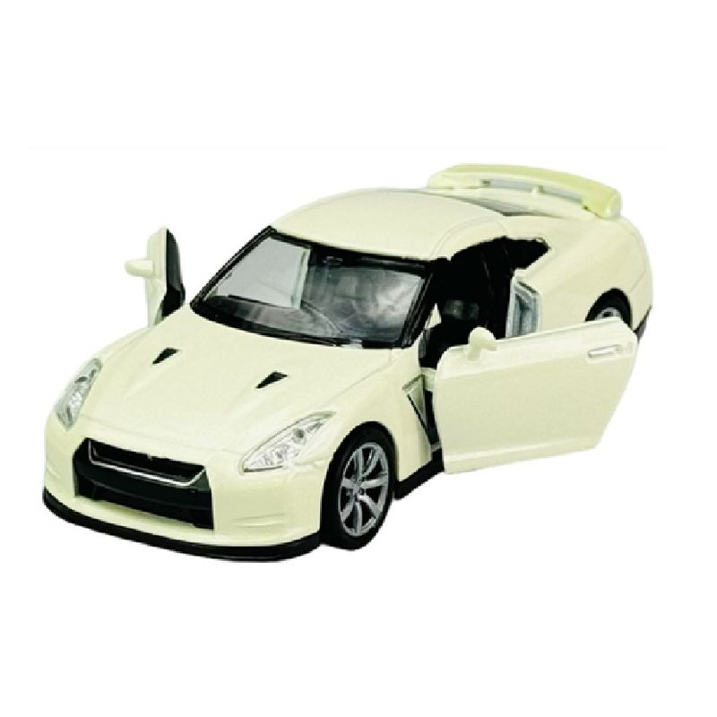WELLY - Auto de colección Nissan GT-R Escala 136 metal
