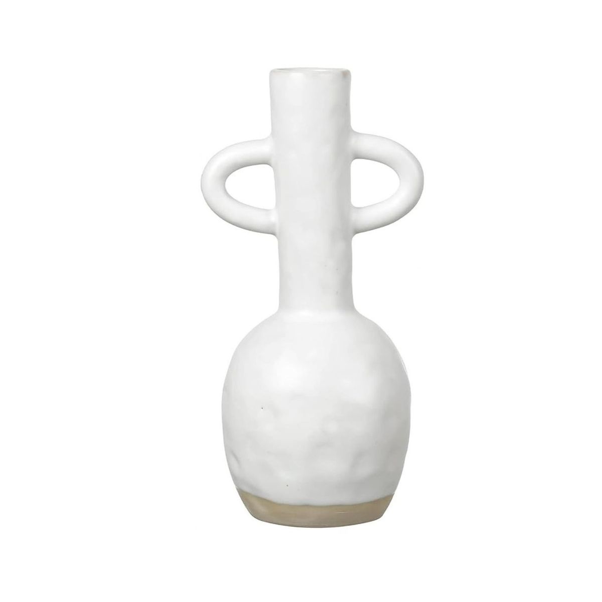 HOME ESSENTIALS - Set 3 jarrones rústicos blancos