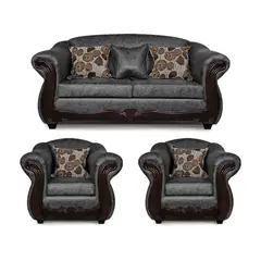 ADONIS LEUDH - Living 2+1+1 Estambul Envejecido Extra Grande Gris