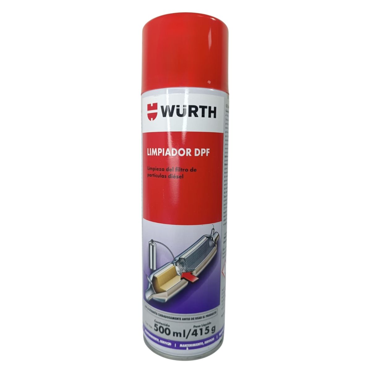WURTH - Limpiador Filtro Particulas Diesel Wurth 400ml Dpf Cleaner